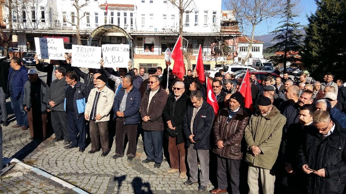 Domaniç\'ten ABD\'nin Kudüs Kararına Tepki
