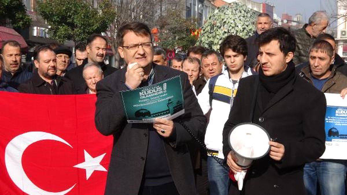 Edirne ve Tekirdağ\'da \'Kudüs\' Protestoları