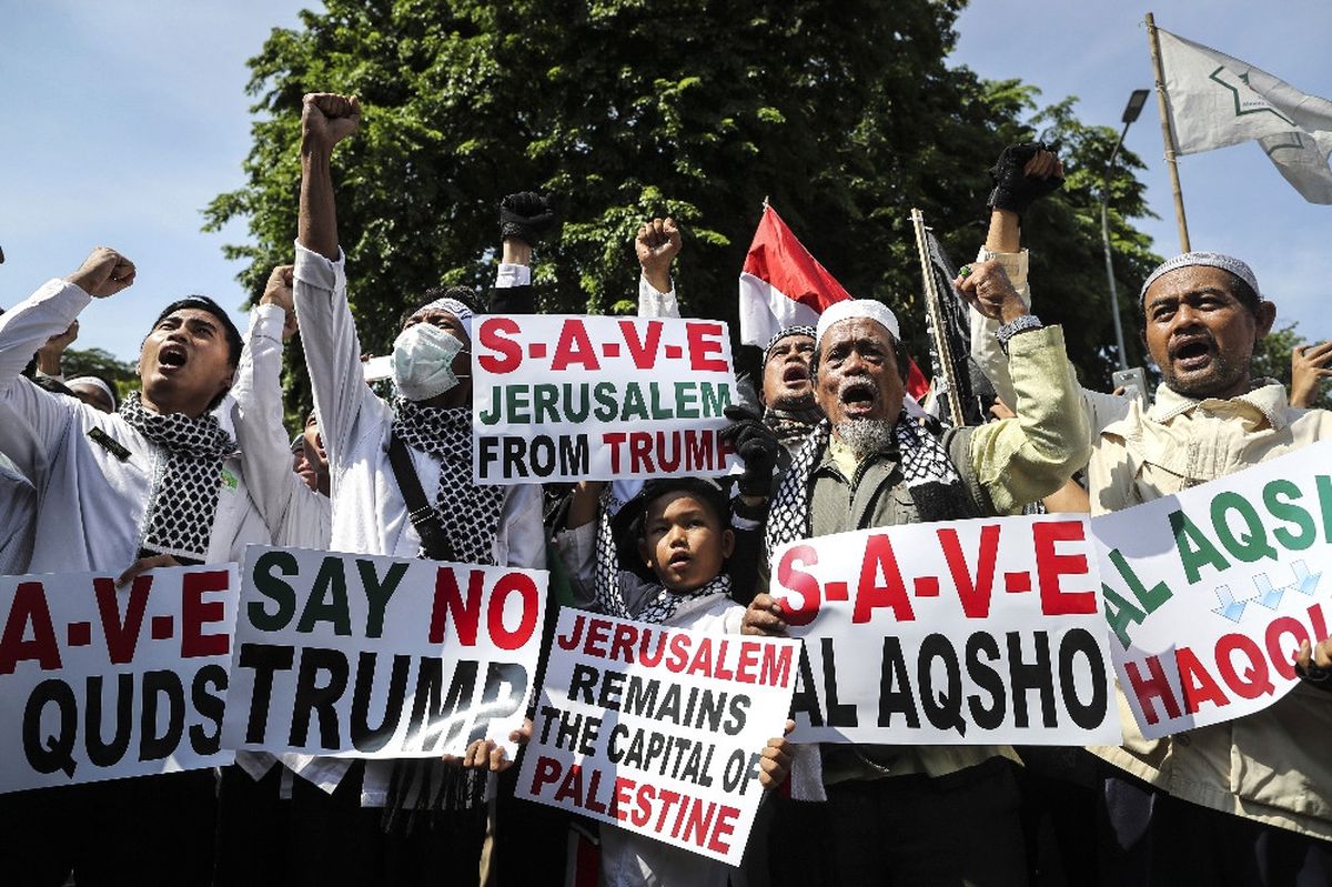 Endonezya\'dan Trump\'ın Kudüs Kararına Protesto