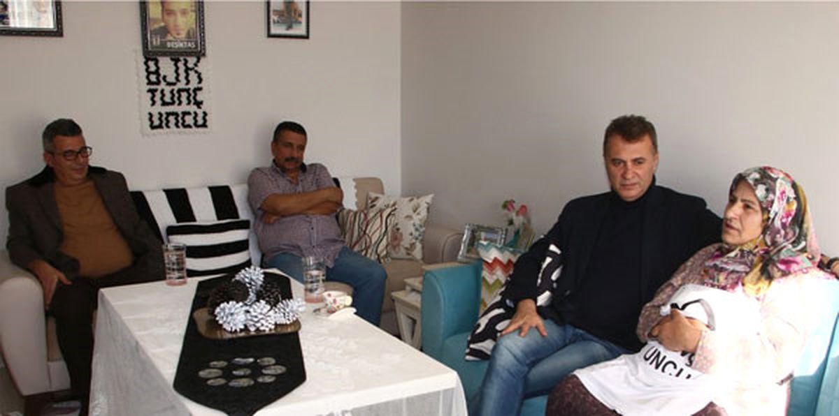 Fikret Orman\'dan Tunç Uncu\'nun Ailesine Ziyaret