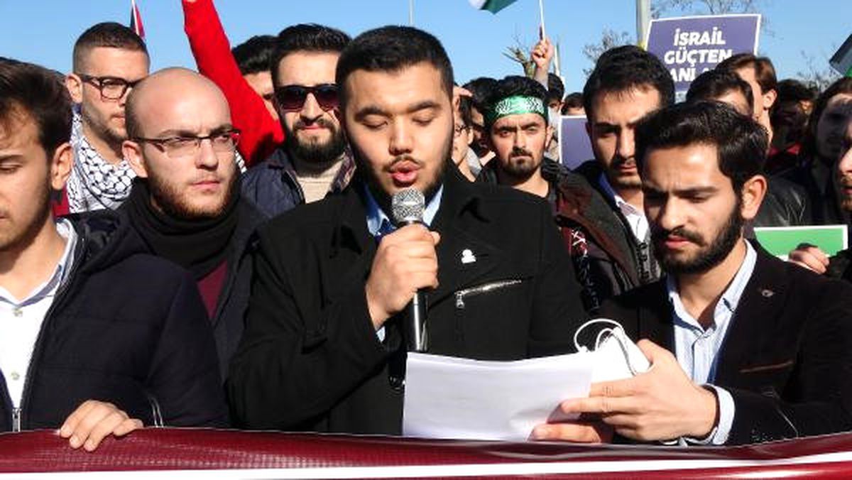 Kocaeli Üniversitesi\'nde \'Kudüs\' Protestosu