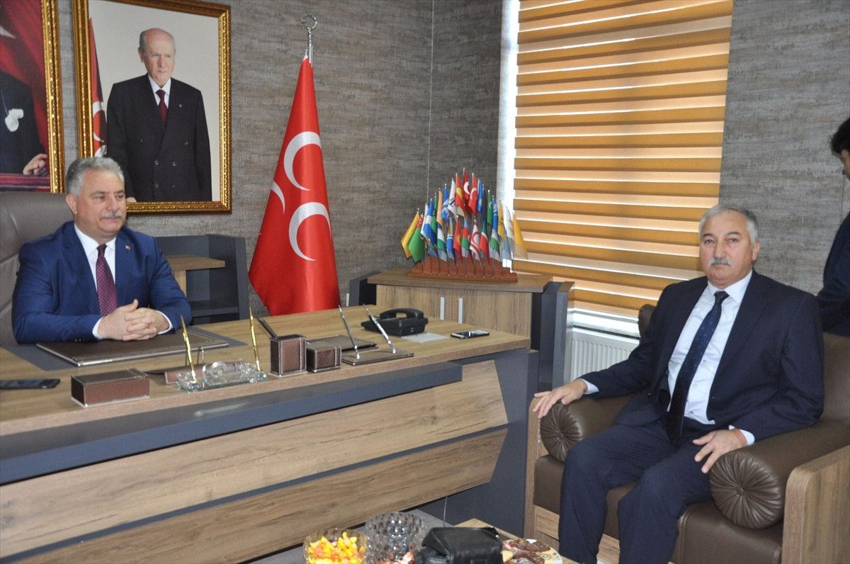 MHP Ereğli İlçe Başkanı Demirtürk\'e Ziyaret