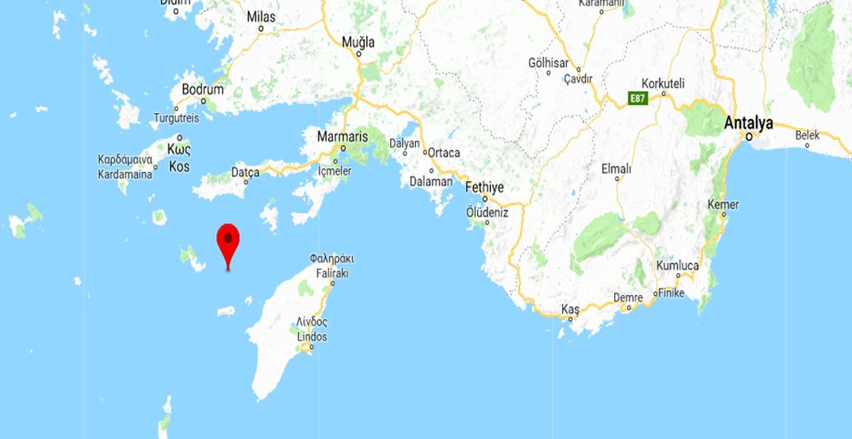 Muğla\'da 4.5 Büyüklüğünde Deprem