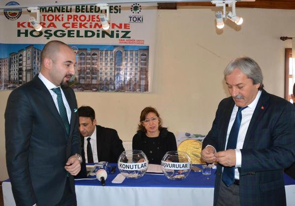 Osmaneli\'nde TOKİ\'nin Konut Belirleme Kurası Çekildi