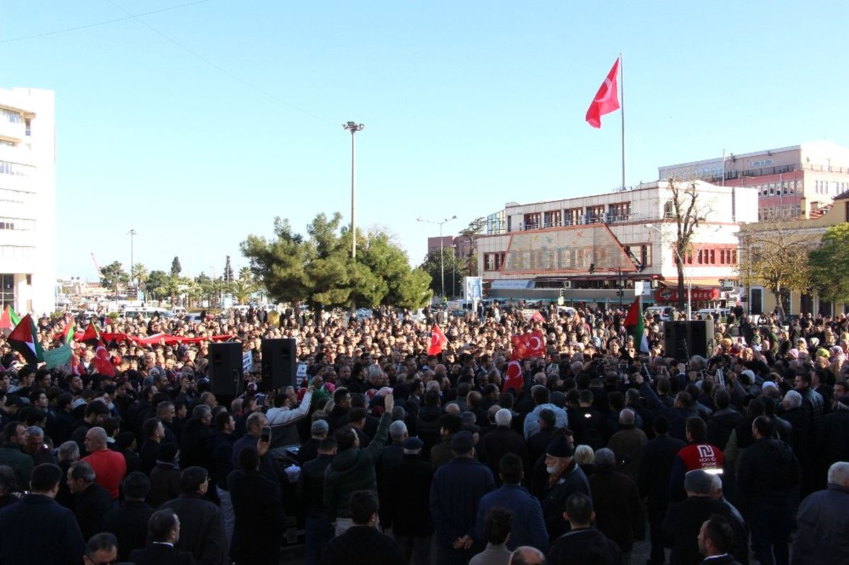 Samsun\'da Kudüs Eylemi