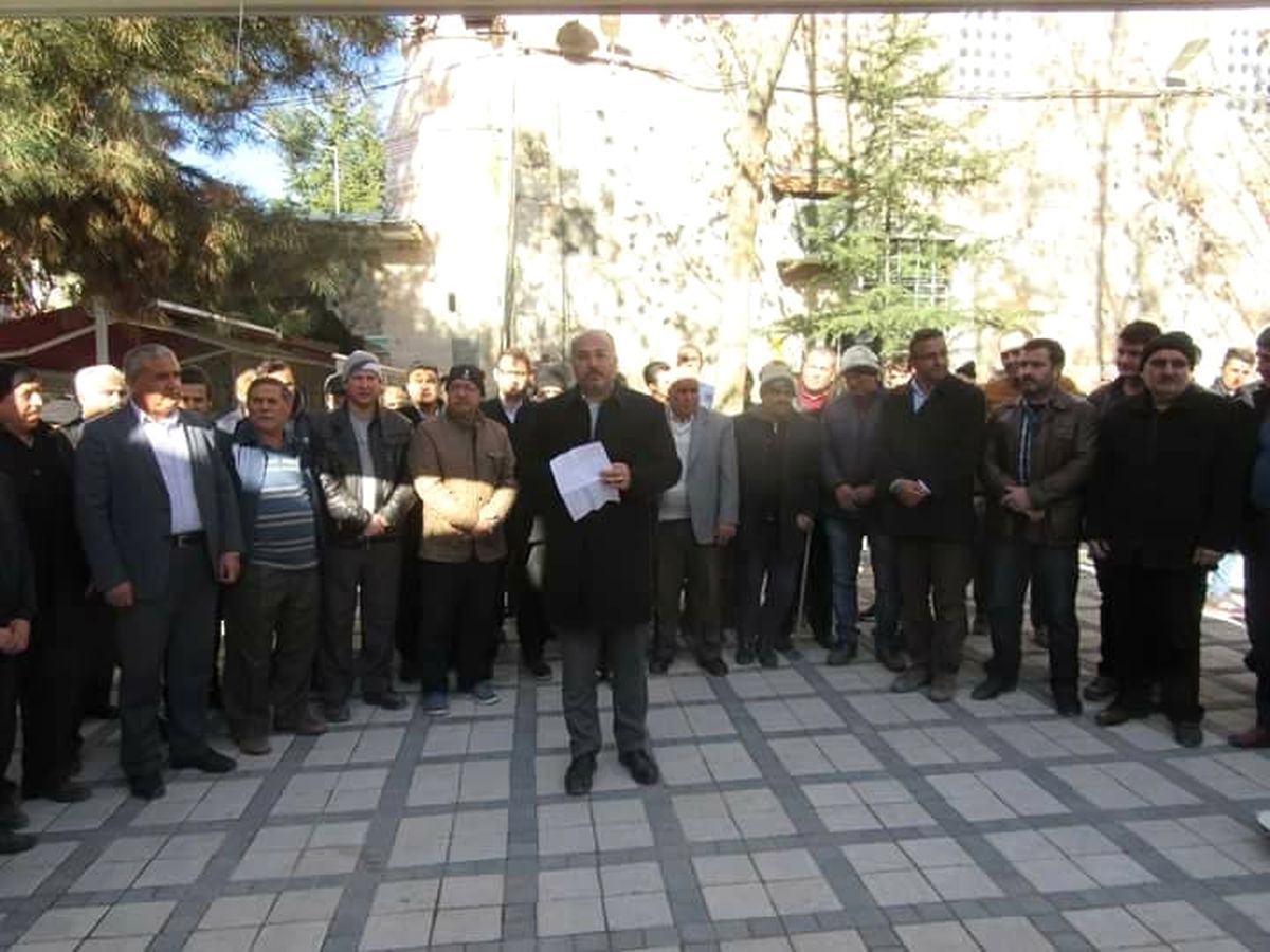 Sandıklı\'da Vatandaşlardan Kudüs Tepkisi