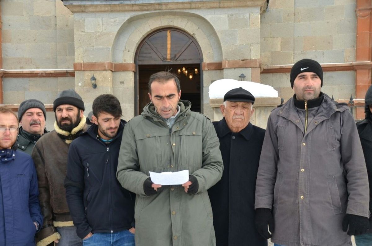 Sarıkamış\'ta, ABD\'nin Kudüs\'ü İsrail\'in Başkent Olarak Tanımasına Tepki