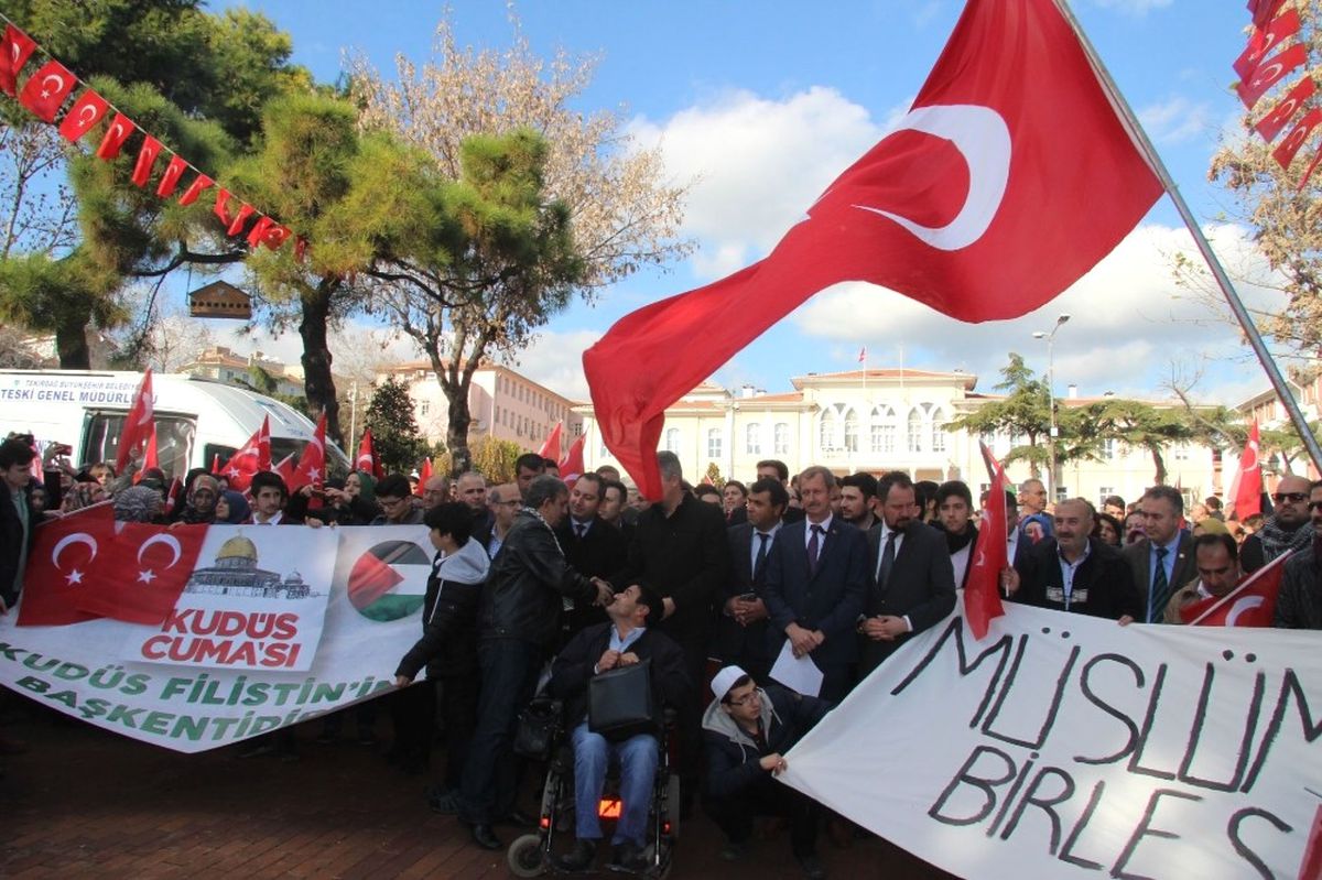 Tekirdağ\'da \'Kudüs\' Protestosu