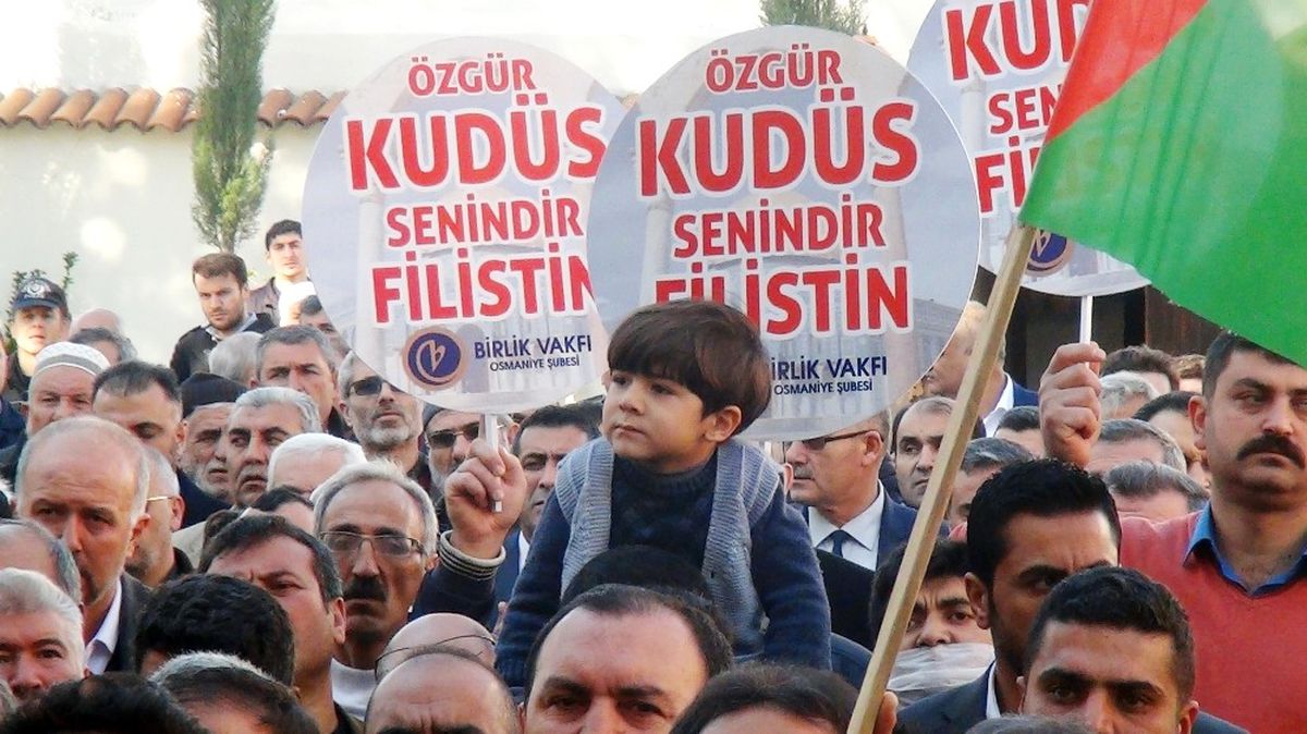 Trump\'ın Kudüs Kararı Osmaniye\'de Protesto Edildi