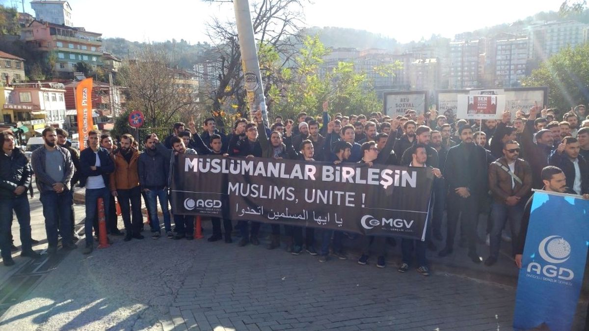 Üniversite Öğrencilerinden ABD\'ye Kudüs Tepkisi