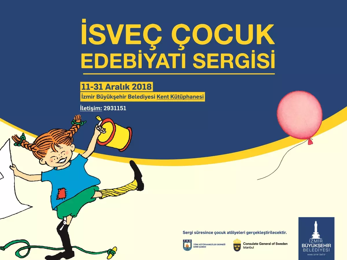 "İsveç Çocuk Edebiyatı" Kent Kütüphanesi\'nde