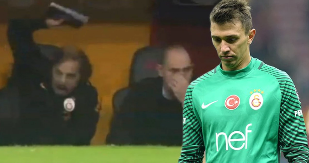 Galatasaray\'da Ayhan, Hatalı Gol Yiyen Muslera\'ya Küfrederken Yakalandı