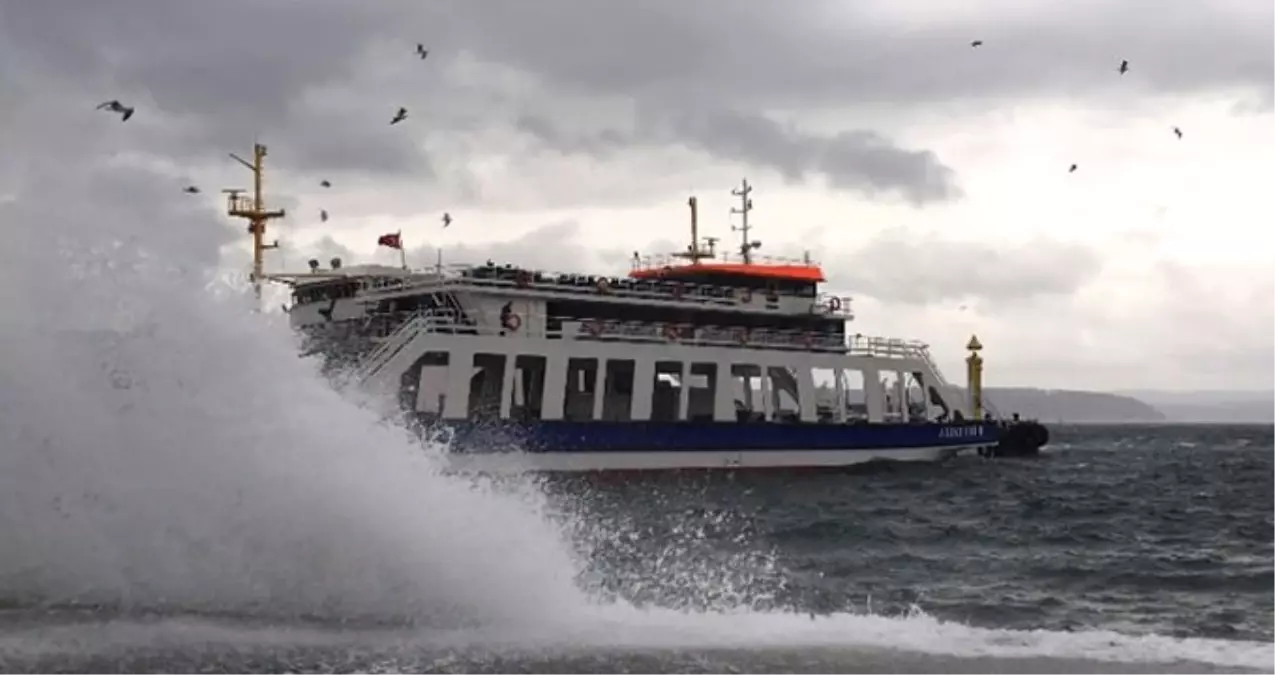 İstanbul\'da Deniz Ulaşımına Hava Engeli! İDO Bazı Seferlerini İptal Etti