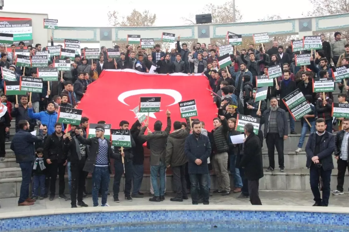 Konya\'da Stk\'lardan Kudüs Protestosu