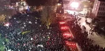 Malatya'da Binlerce Vatandaş Kudüs İçin Yürüdü