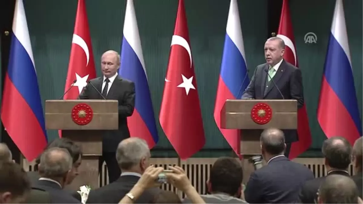 Cumhurbaşkanı Erdoğan: "(Kudüs) Sayın Putin\'le Benzer Yaklaşımlar İçinde Olduğumuzu Gördük"