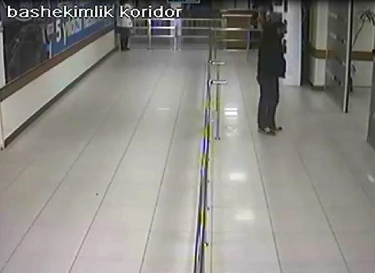 Hastane Koridorunda Silahla Böyle Ateş Etti