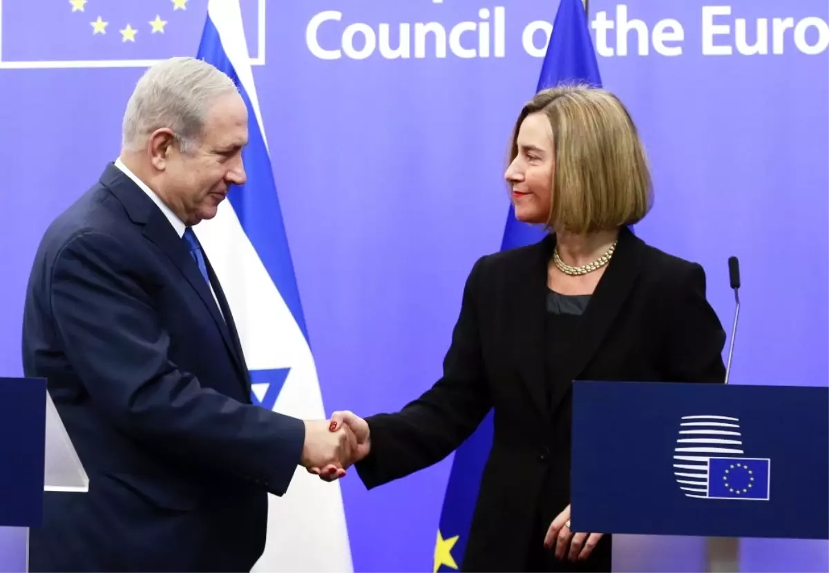 Netenyahu, AB Politika Sorumlusu Federica Mogherini ile Bir Araya Geldi