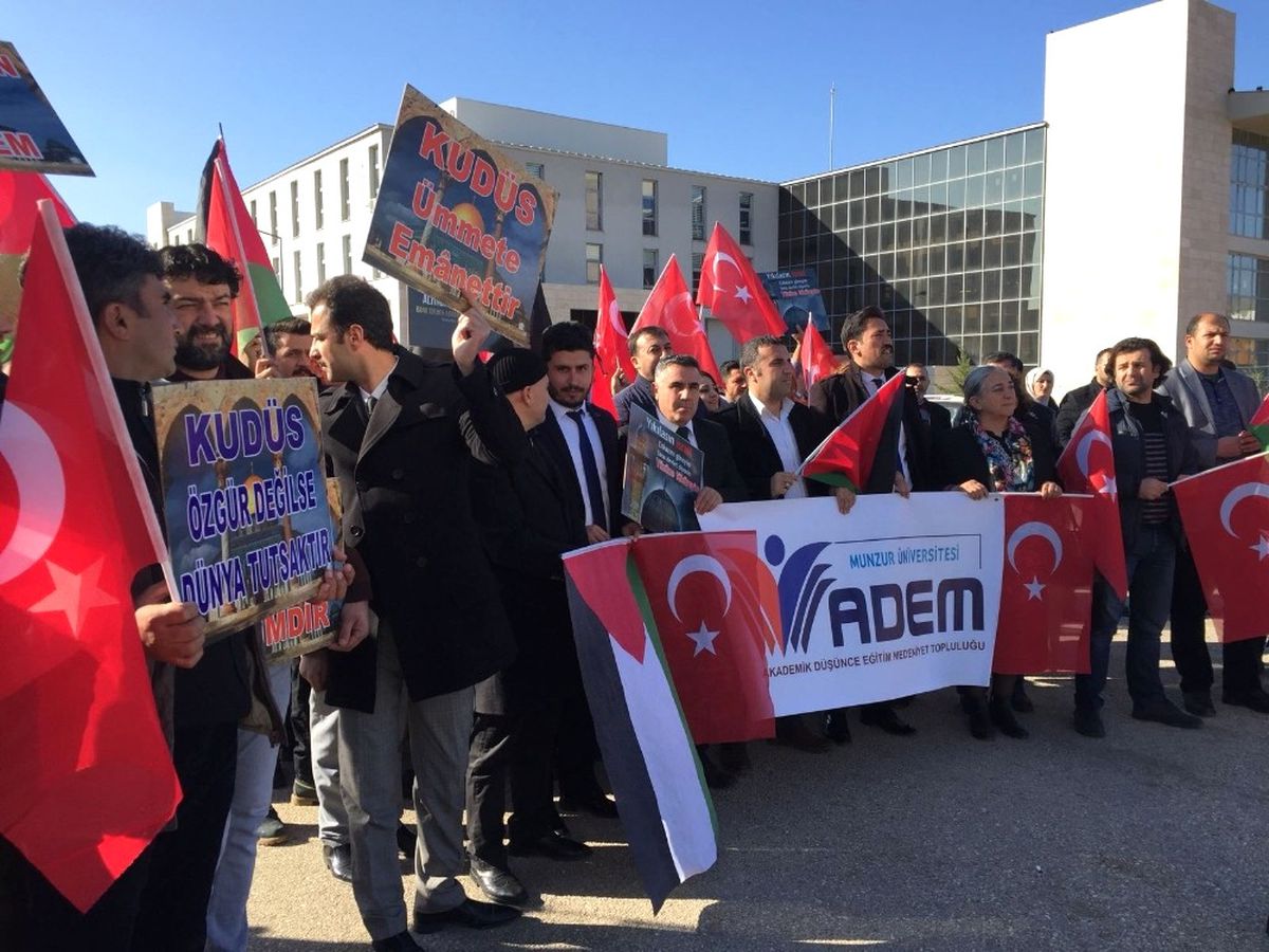 Tunceli\'den Trump\'a "Kudüs" Tepkisi