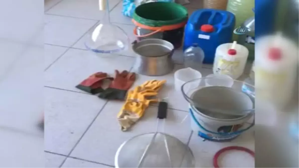 Uyuşturucu İmalatında Kullanılan Kimyasal Sıvı Ele Geçirildi