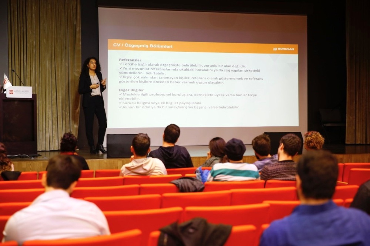 Agü\'de Mezun Adayı Öğrencilere Cv Hazırlama Semineri