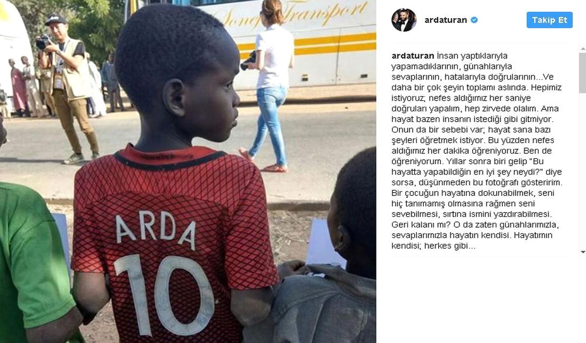 Arda Turan\'dan Duygusal Paylaşım