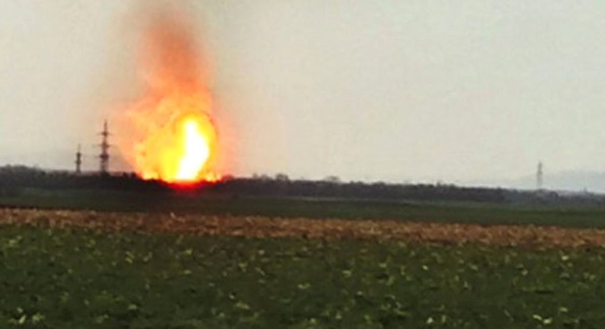 Avusturya\'da Gaz İstasyonunda Patlama