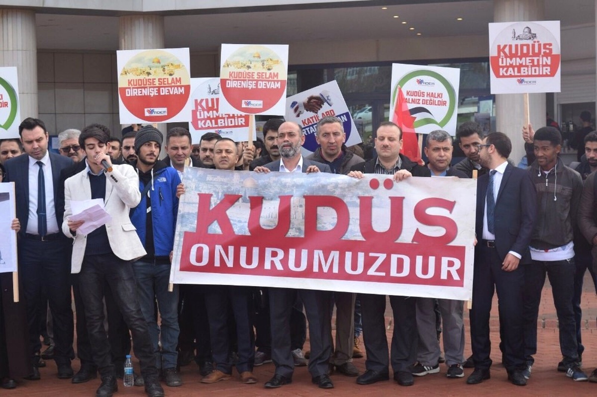 Aydın\'da Adem Öğrencilerinden Kudüs Tepkisi