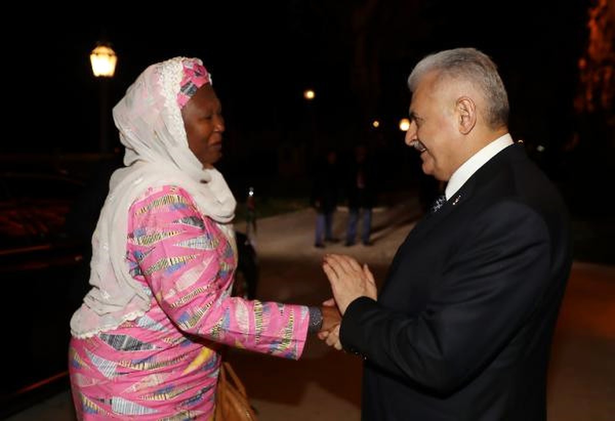 Başbakan Yıldırım Gambiya Cumhurbaşkanı Yardımcısını Kabul Etti