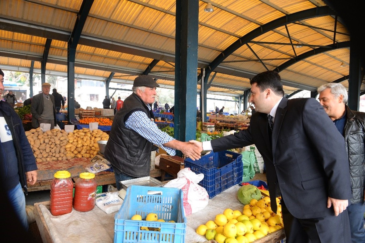 Başkan Avcı, Pazar Esnafını Ziyaret Etti