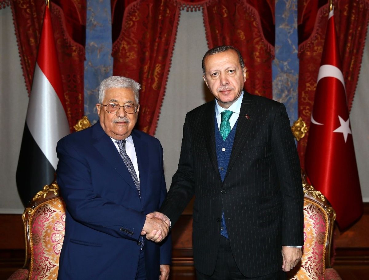 Cumhurbaşkanı Erdoğan, Filistin Devlet Başkanı Abbas\'la Görüştü