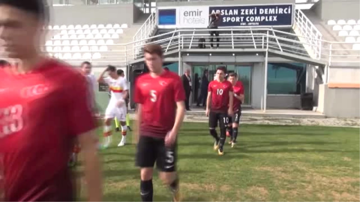 Futbol: Hazırlık Maçı - Türkiye 18 Yaş Altı Milli Futbol Takımı, Karadağ\'ı 2-1 Mağlup Etti - Antalya