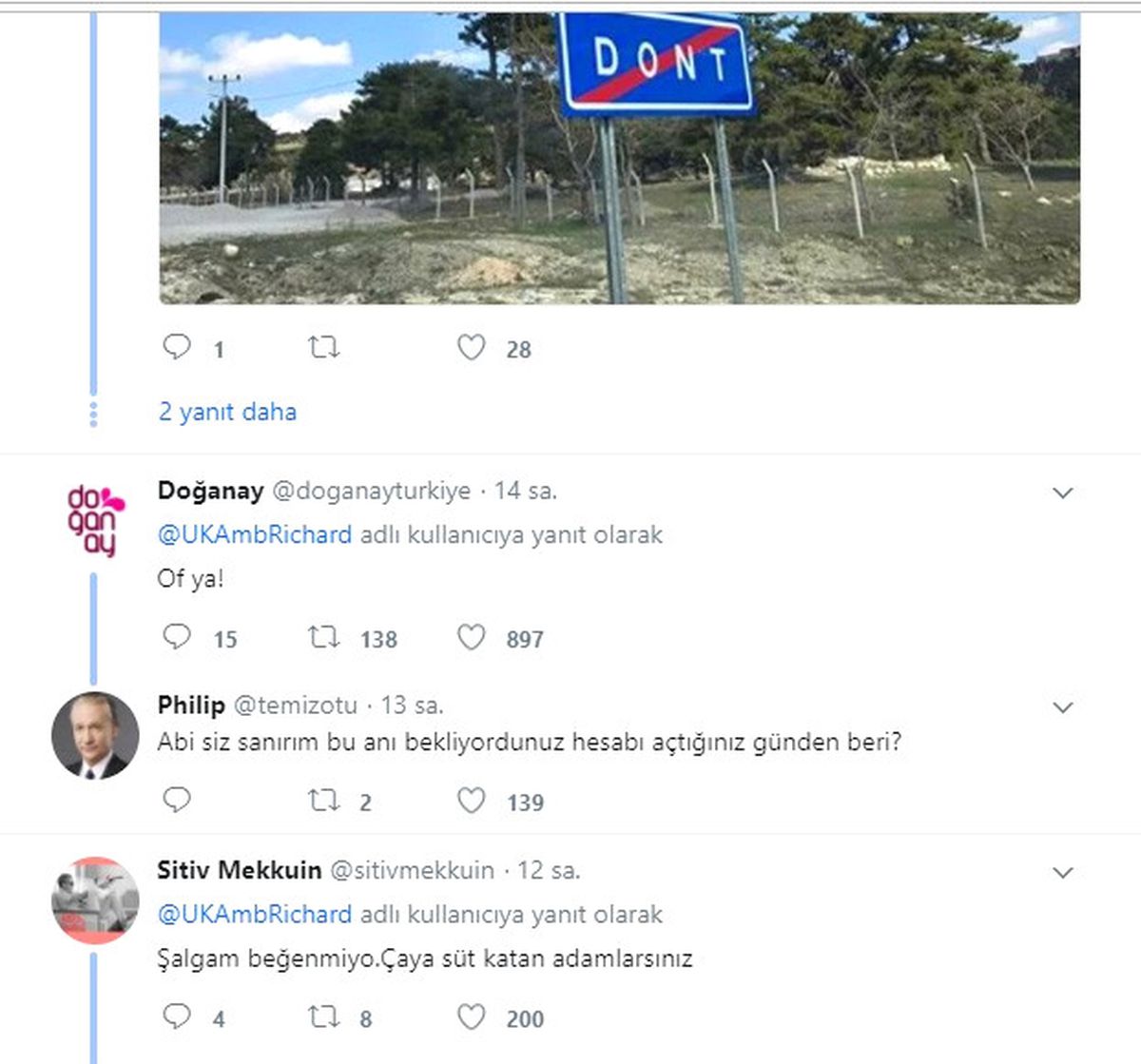 İngiltere Büyükelçisine \'Şalgam\' Tepkisi