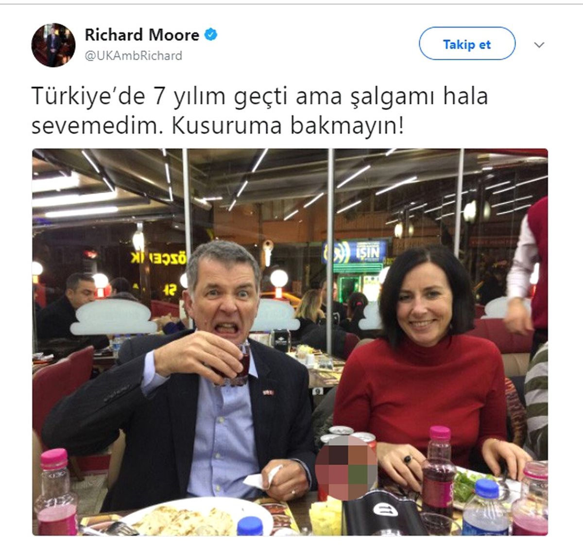 İngiltere Büyükelçisine \'Şalgam\' Tepkisi