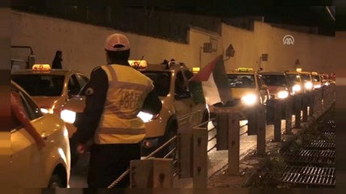 İstanbullu Taksicilerden İsrail ve ABD Mallarına Boykot Çağrısı