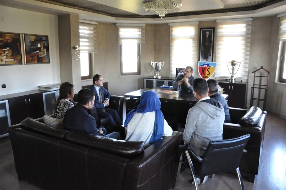 Özvatan Kaymakamlığı\'ndan Kayserispor\'a Teşekkür Ziyareti