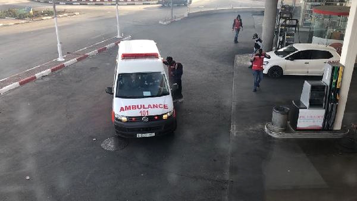 Ramallah\'ta Göstericilere Gaz Bombasıyla Saldırıldı