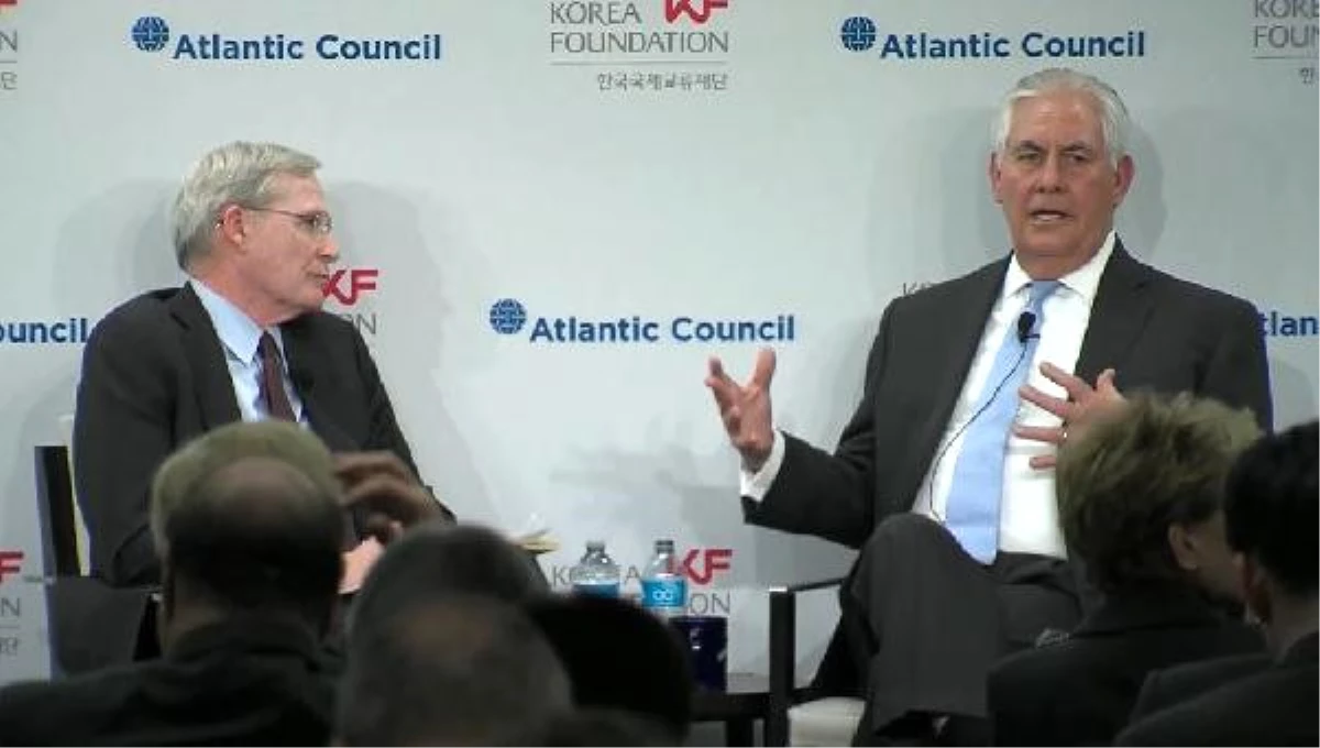 ABD Dışişleri Bakanı Tillerson: Kuzey Kore ile Ön Koşulsuz Masaya Oturmaya Hazırız