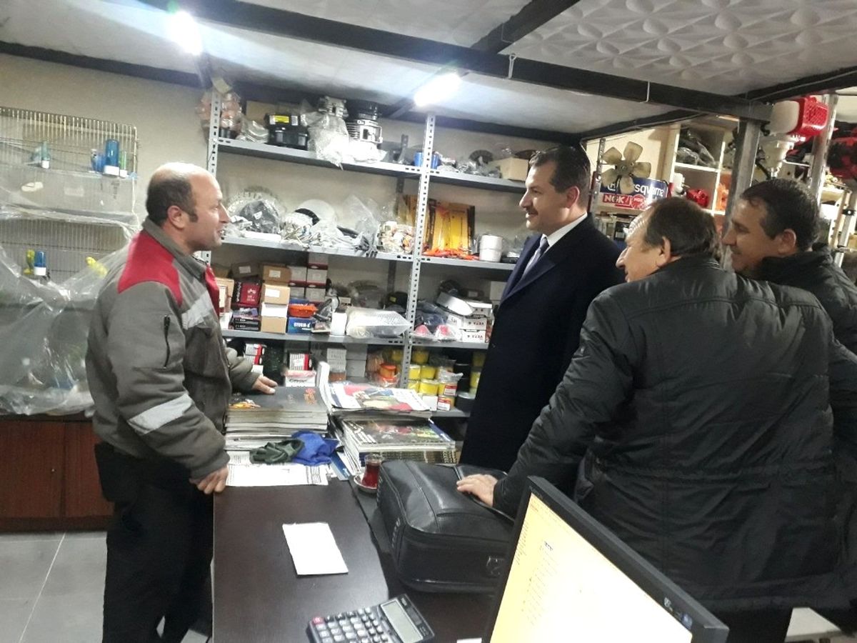 Başkan Yılmaz\'dan Esnaf Ziyareti