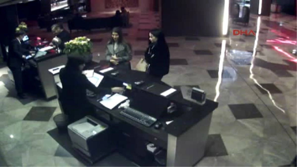 Hakan Yılmaz ve Eşine Otel Lobisindeki Saldırı Anı Kamerada
