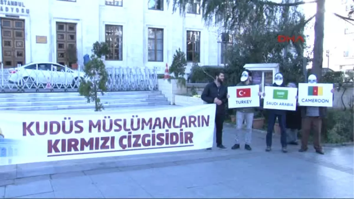 İstanbul Kudüs Platformu Üyelerinden "Kudüs" Protestosu