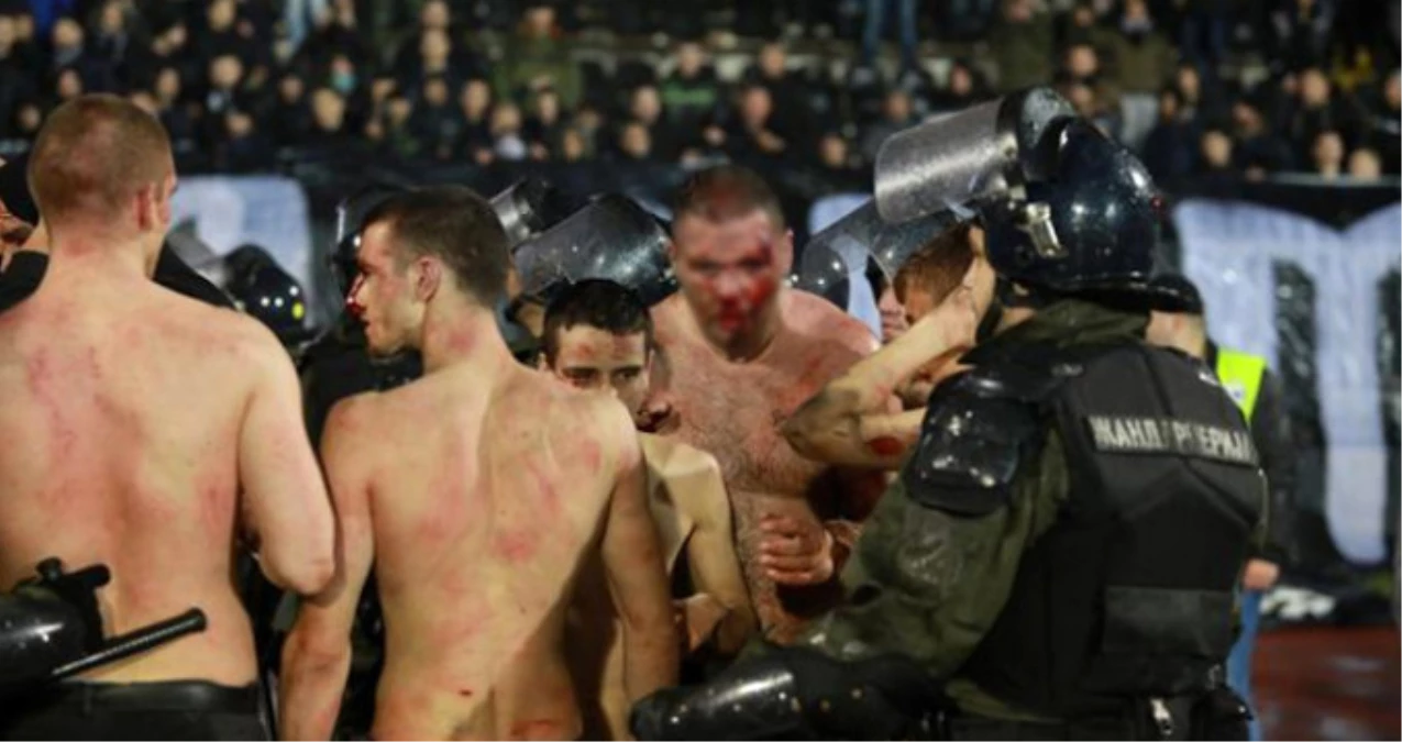 Partizan-Kızılyıldız Savaşı 1-1 Bitti, Çok Sayıda Kişi Yaralandı