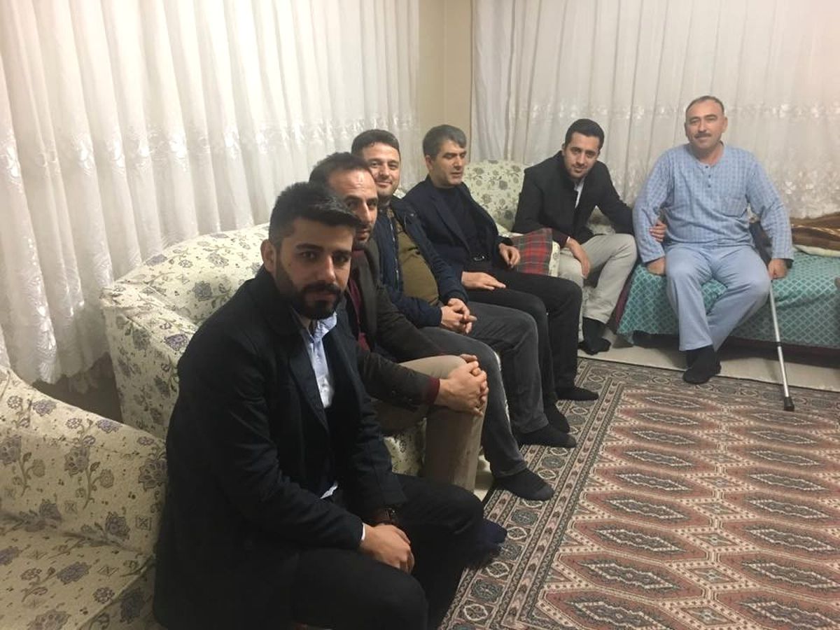 AK Parti Merkez İlçe Teşkilatı\'ndan Hasta Ziyareti