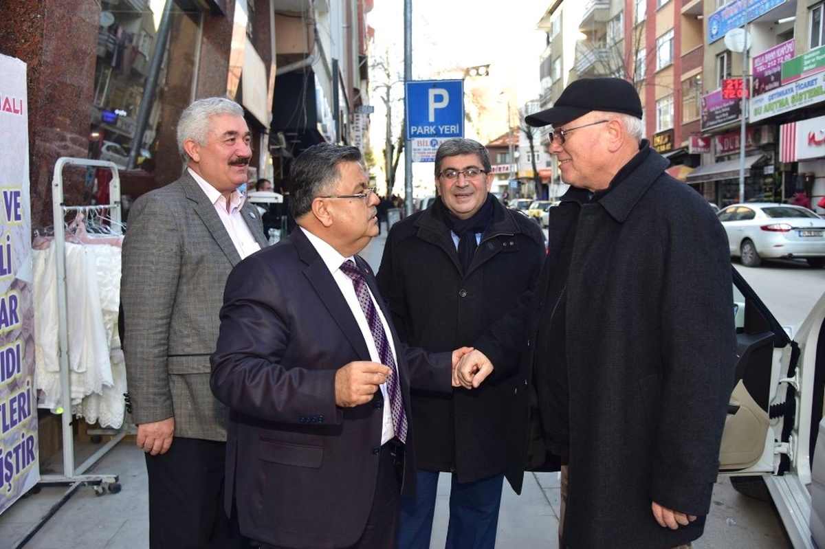 Başkan Yağcı\'dan Esnaf ve Vatandaş Ziyareti