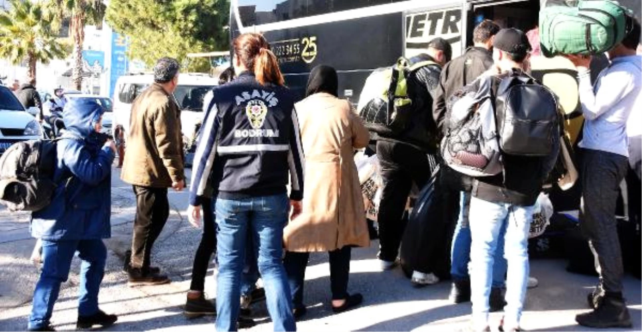 Bodrum\'da Otel Denetiminde 23 Suriyeli Kaçak Yakalandı
