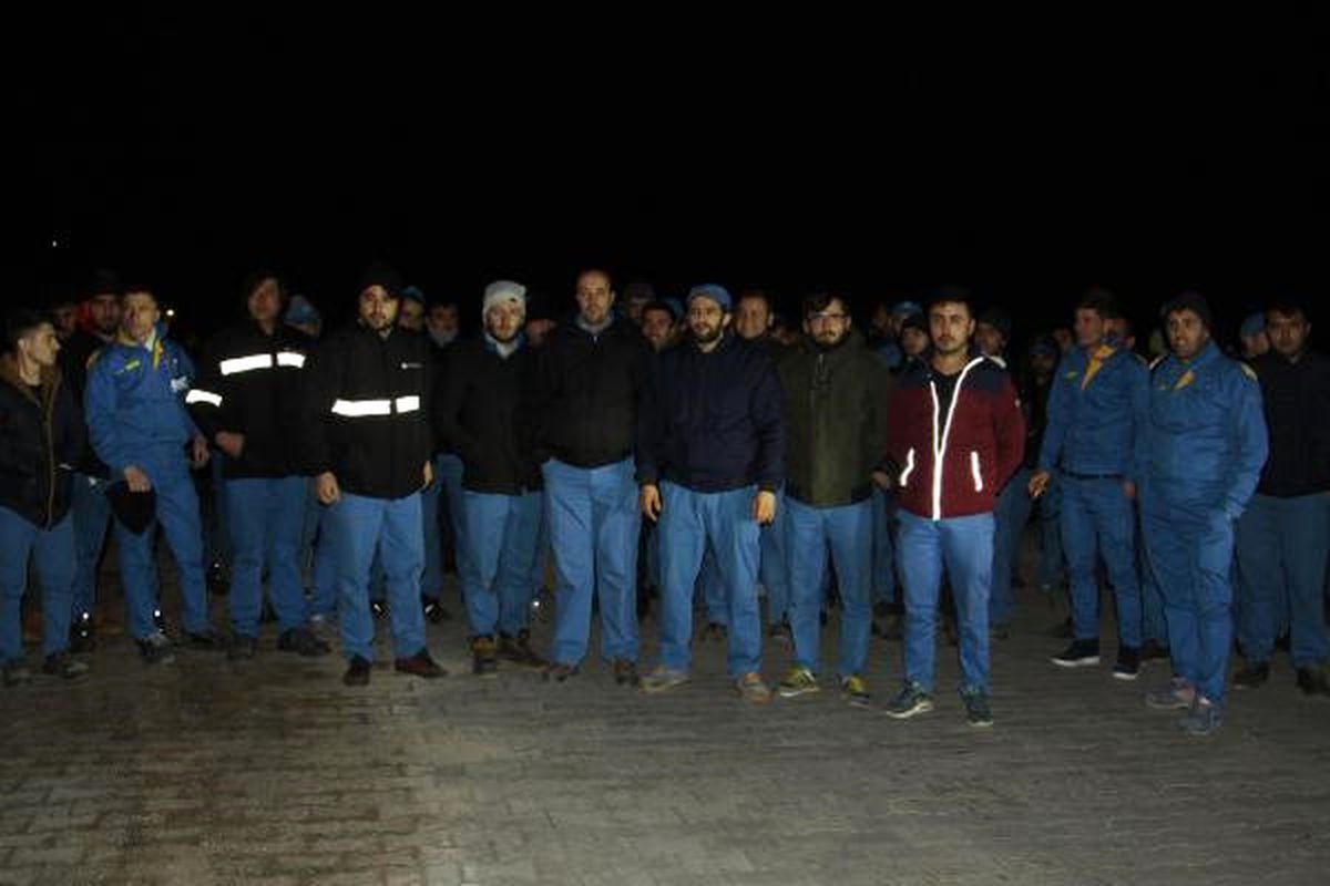 Çankırı\'daki Lastik Fabrikasında İşçilerden İş Durdurma Eylemi