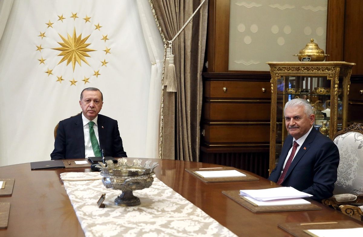 Erdoğan, Başbakan Yıldırım\'ı Kabul Etti