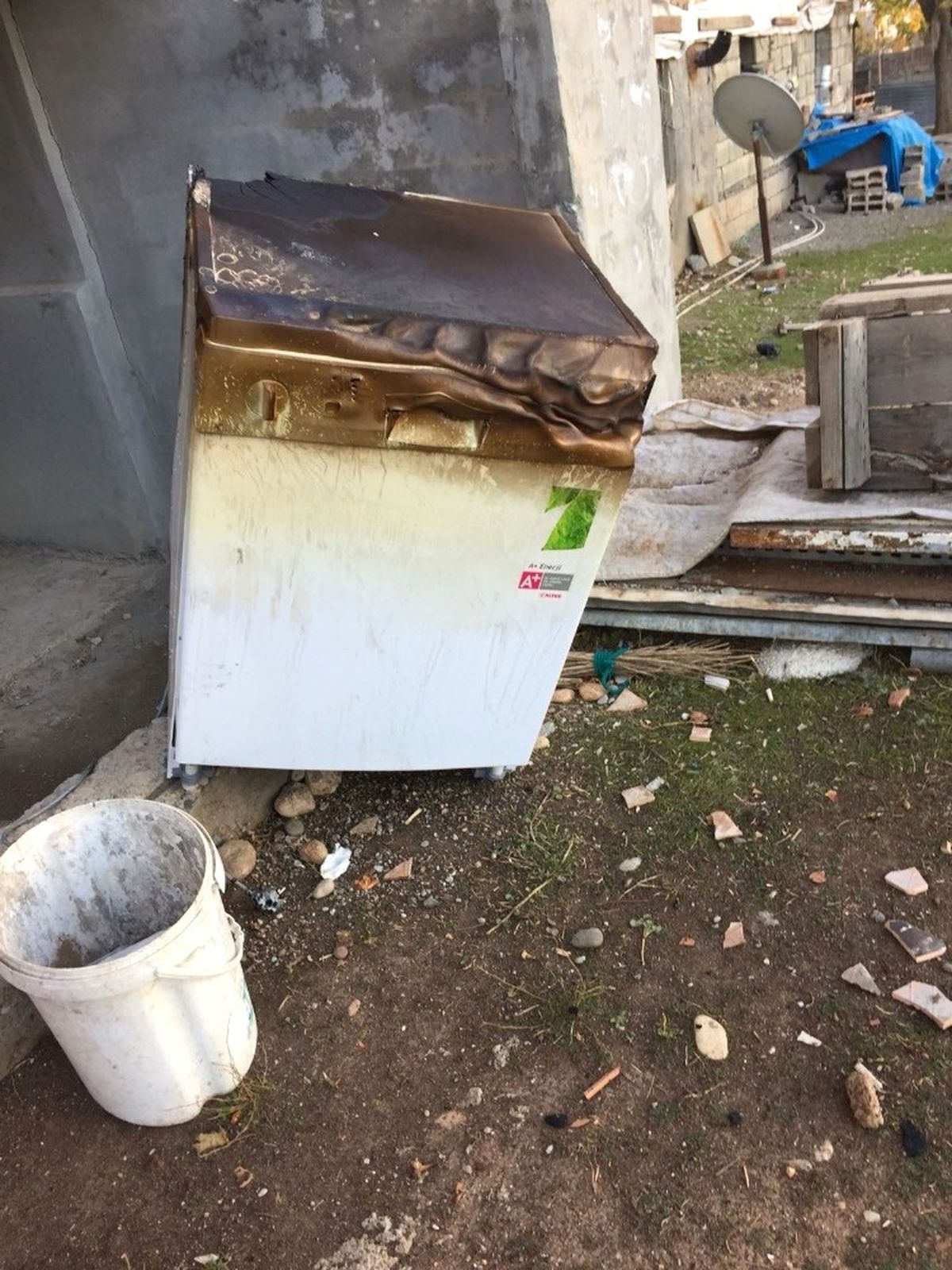 İkamet Yangını Korkuttu