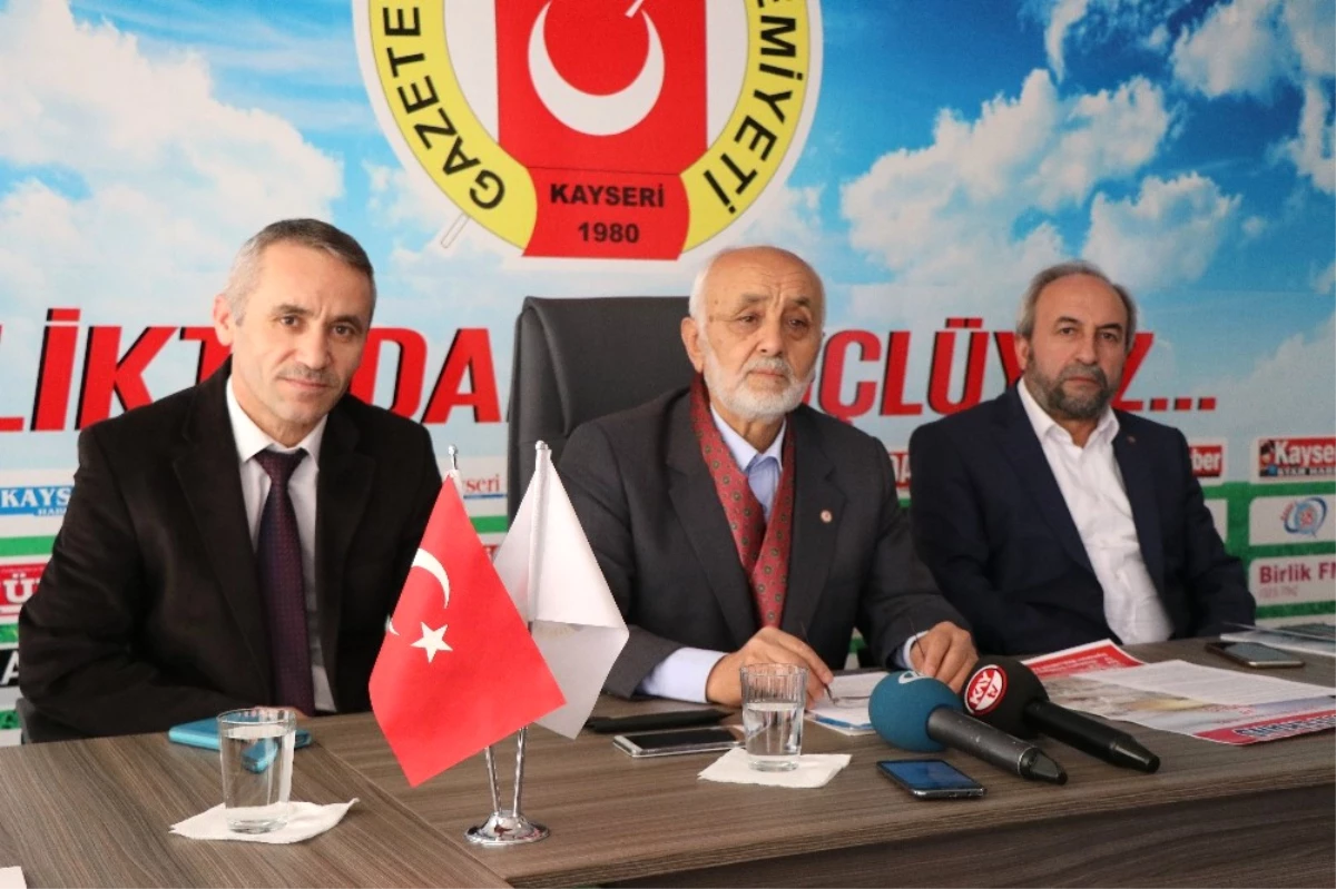 Kayseri Gönüllü Kültür Kuruluşları Platformu Başkanı Ahmet Taş Açıklaması