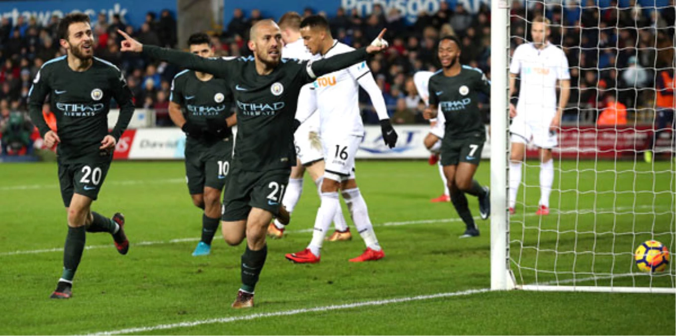 Swansea City - Manchester City: 0-4